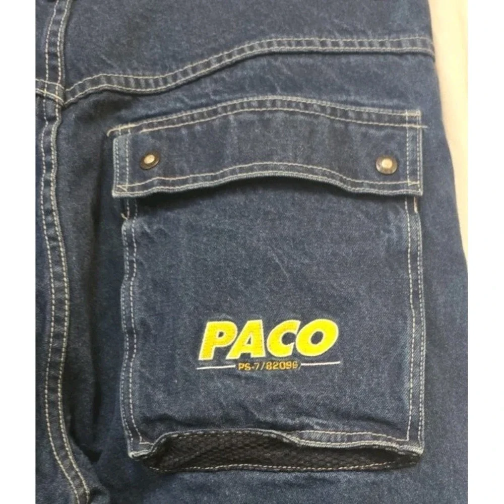 Paco Cargo Jeans 38 Vtg Baggy 90s Grunge Hip Hop Skater Streetwear